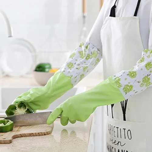 Kitchen Hand Gloves with Foam (1 Pair)